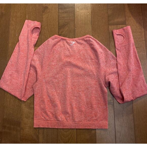 Gymshark VITAL SEAMLESS 2.0 CROP TOP long sleeves size small - Picture 5 of 10